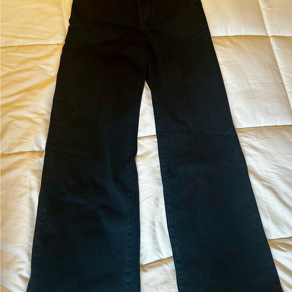 Madewell Black Wide-Leg Jeans